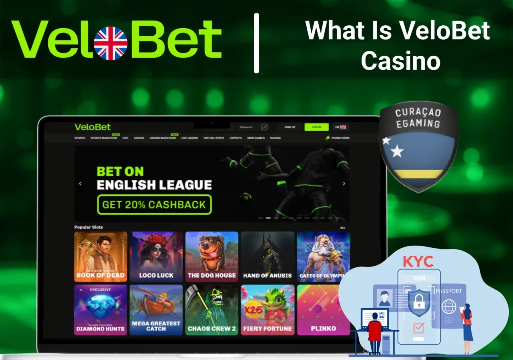 Overview of Casino showing licensed platform features and user interface